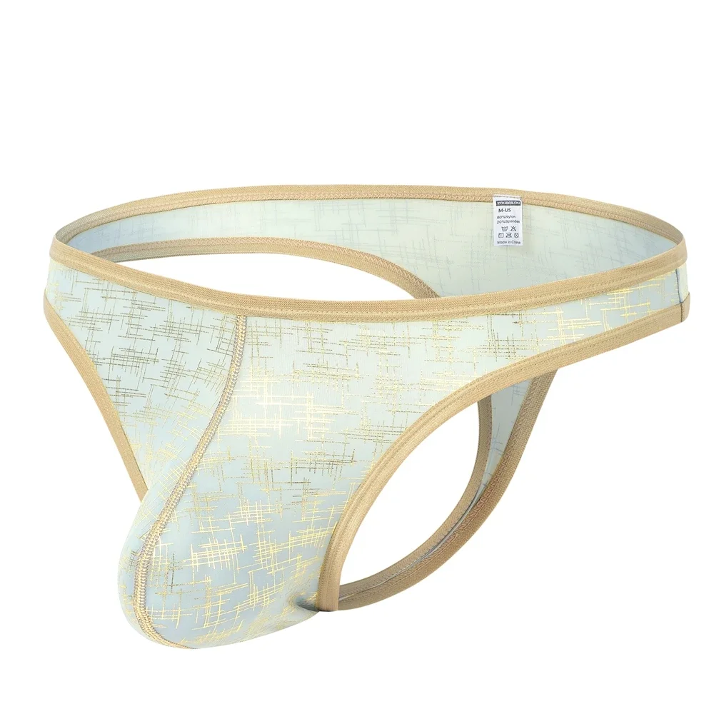 Jinshi Men's Thong Soft G-Strings Underwear Low Rise Bikini Comfort Fit Underpants
Jinshi Men's Thong Soft G-Strings Underwear Low Rise Bikini Comfort Fit Underpants