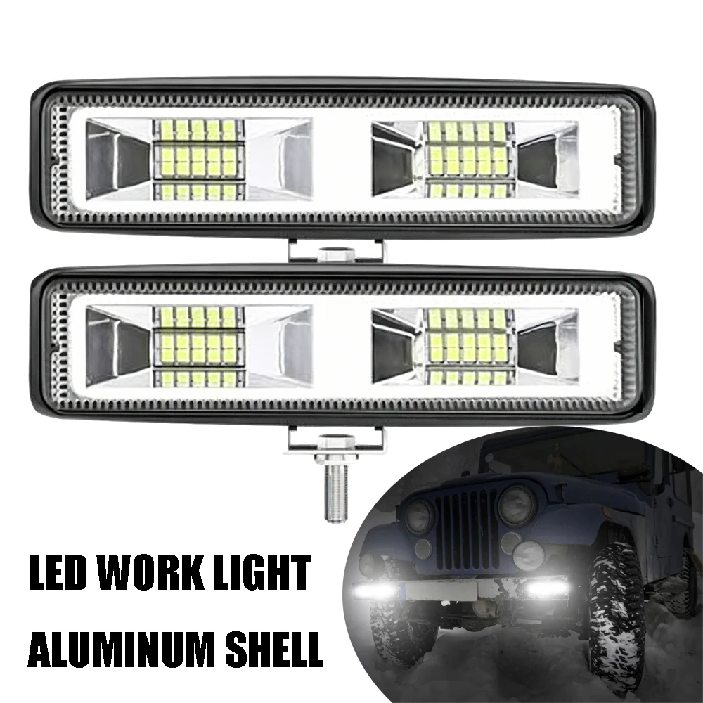12V 24V/9-36V Led Work Light Spotlight/floodlight 48W Car Headlight For Truck Off Road SUV Night Driving Light Fog Lamp
12V 24V/9-36V Led Work Light Spotlight/floodlight 48W Car Headlight For Truck Off Road SUV Night Driving Light Fog Lamp
