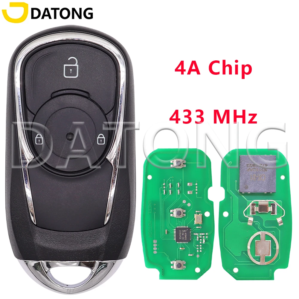 Datong 433MHz 4A Chip Proximity Car Remote Control Key For Buick Velite 6
Datong 433MHz 4A Chip Proximity Car Remote Control Key For Buick Velite 6