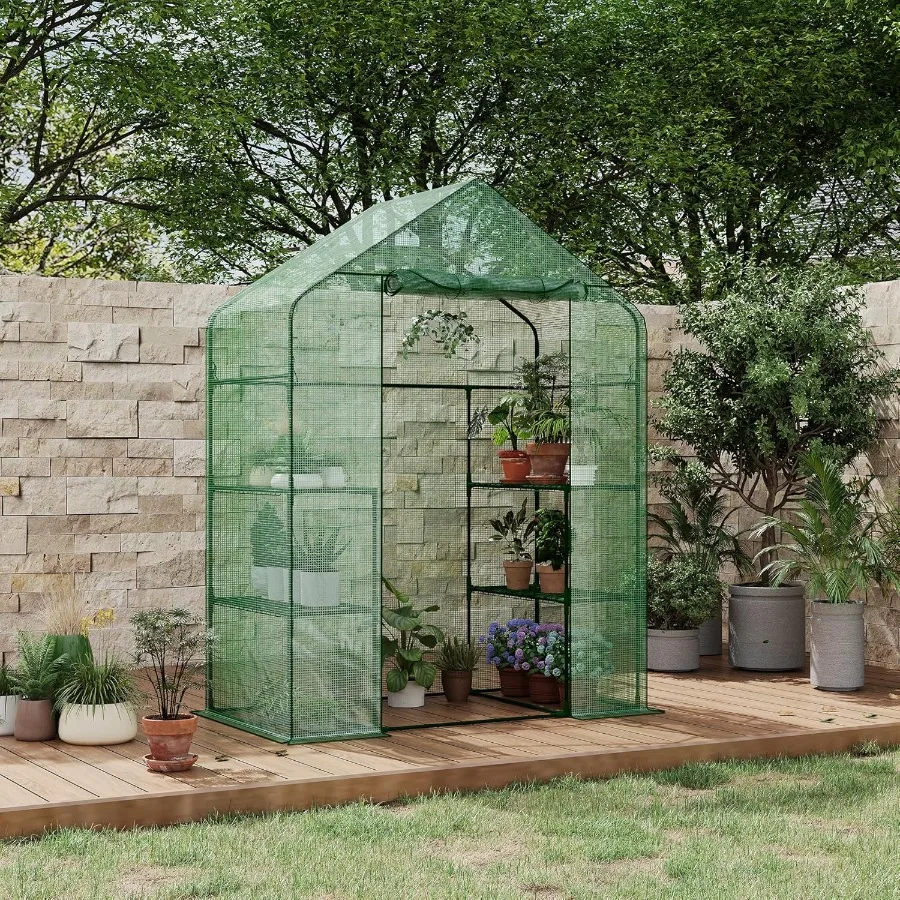 Portable Walkin Greenhouse for Outdoor Backyard and Indoor Use 57 x 29 x 76'' Durable Green House Kit with Window Thickened PE
Portable Walkin Greenhouse for Outdoor Backyard and Indoor Use 57 x 29 x 76'' Durable Green House Kit with Window Thickened PE