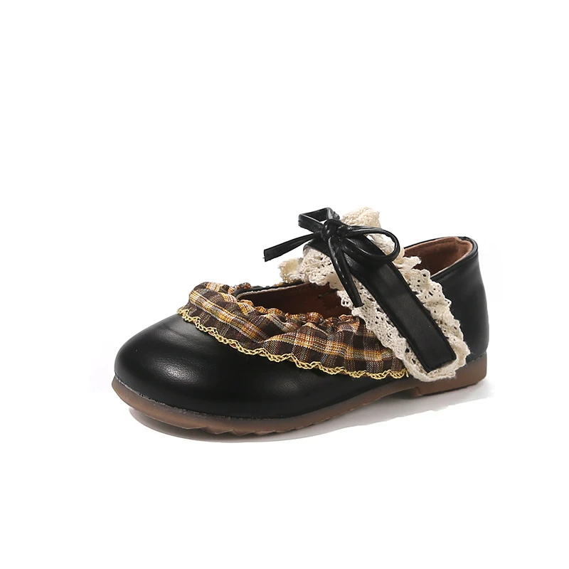 Spring Autumn New Kids Versatile Wedding Party Leather Shoes Girls Fashion Princess Shoes Elegant Ruffled Edge Children's Flats
Spring Autumn New Kids Versatile Wedding Party Leather Shoes Girls Fashion Princess Shoes Elegant Ruffled Edge Children's Flats