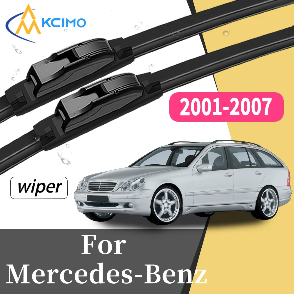 Wiping 2Pcs Front Windscreen Wiper Blades For Mercedes-Benz C-Class W203 S203 2001-2007 Windshield Car Exterior Accessory
Wiping 2Pcs Front Windscreen Wiper Blades For Mercedes-Benz C-Class W203 S203 2001-2007 Windshield Car Exterior Accessory