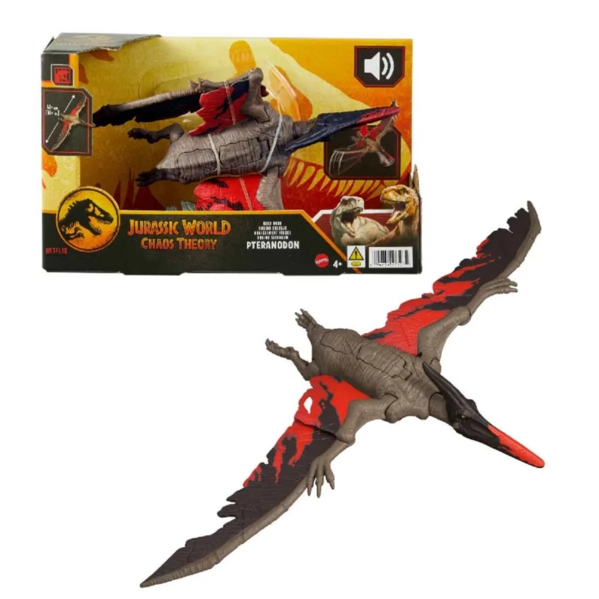 Jurassic World Pteranodon Dinosaur Toys with Roar Sound & Attack Action, Wild Roar Posable Figure JCL70
Jurassic World Pteranodon Dinosaur Toys with Roar Sound & Attack Action, Wild Roar Posable Figure JCL70