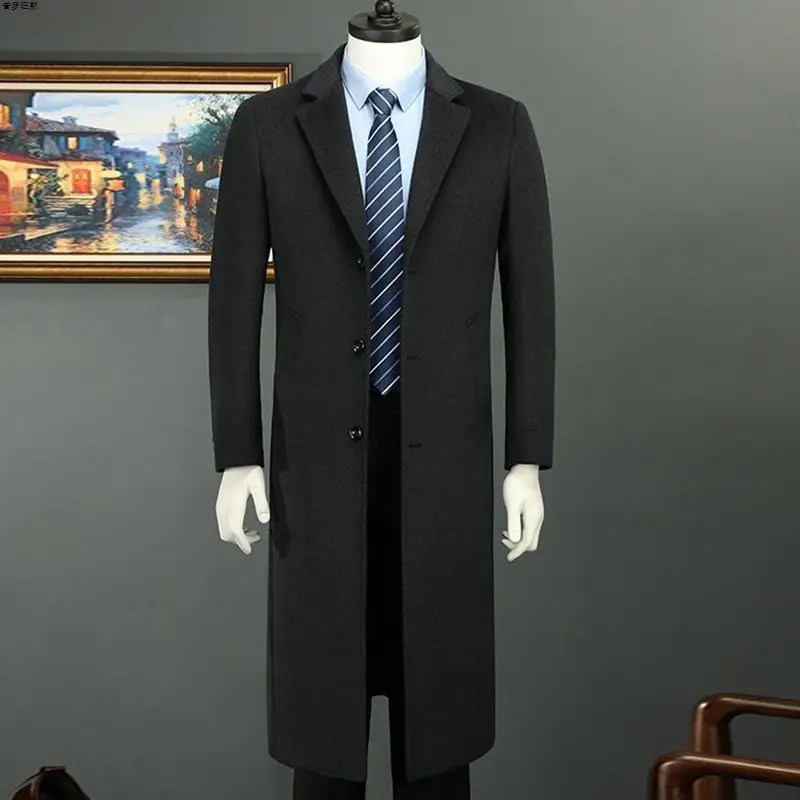 Новая мужская ветровка 2025 года: пальто средней длины с воротником, деловой стиль, хлопок и шерсть, осенняя верхняя одежда, приталенный крой, на все сезоны
Новая мужская ветровка 2025 года: пальто средней длины с воротником, деловой стиль, хлопок и шерсть, осенняя верхняя одежда, приталенный крой, на все сезоны