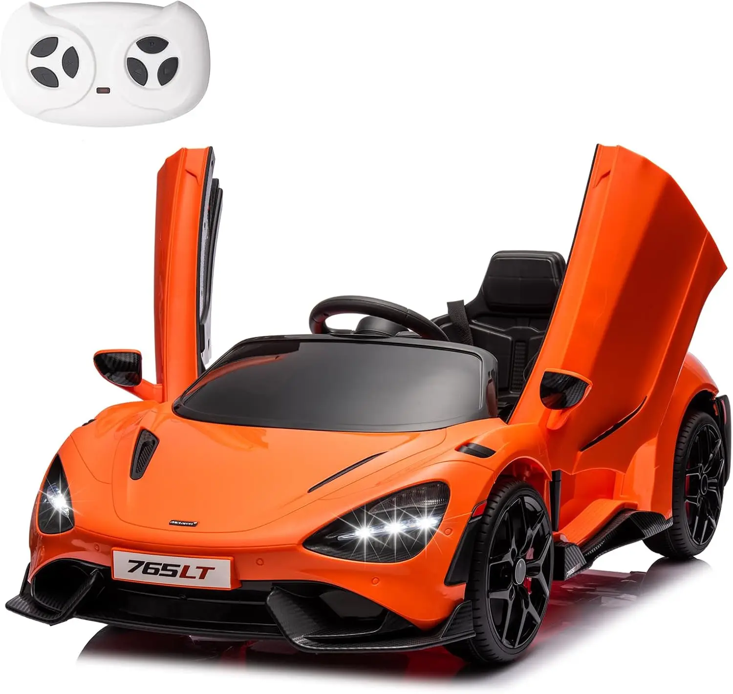 Kids Ride On Car Licensed McLaren765LT, 12V Battery Powered Electric Vehicle, w/Parent Remote Control, LED Lights, MP3 Player, S
Kids Ride On Car Licensed McLaren765LT, 12V Battery Powered Electric Vehicle, w/Parent Remote Control, LED Lights, MP3 Player, S