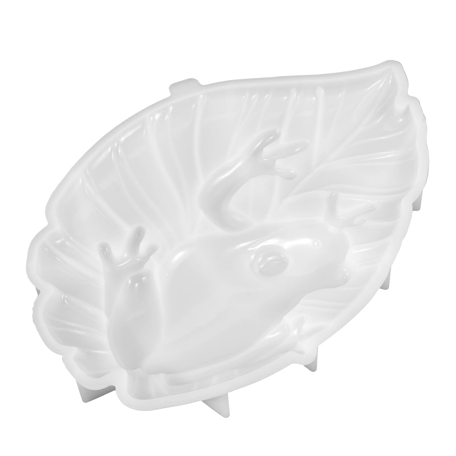 Frog Ornament Mold Silicone Resin Casting Craft Supplies White Color Easy Demolding Jewelry Accessories DIY Frog Leaf Design 
Frog Ornament Mold Silicone Resin Casting Craft Supplies White Color Easy Demolding Jewelry Accessories DIY Frog Leaf Design