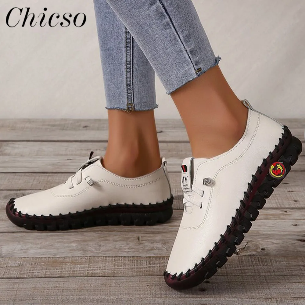 Women's Trendy Sneakers 2024 Spring New Ladies Handmade Soft Sole Casual Shoes Large-Sized Running Walking Flats Sport Shoes
Women's Trendy Sneakers 2024 Spring New Ladies Handmade Soft Sole Casual Shoes Large-Sized Running Walking Flats Sport Shoes