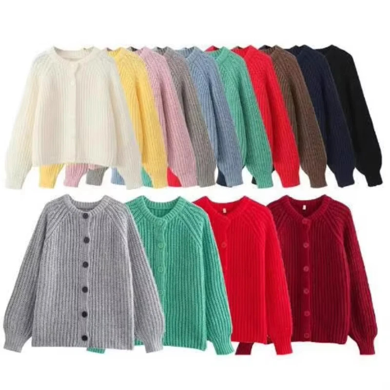 Autumn Winter Knitted Cardigans For Women Casual Button Long Sleeve Female Sweater 2024 Fashion Loose Lady Cardigans Coat A8
Autumn Winter Knitted Cardigans For Women Casual Button Long Sleeve Female Sweater 2024 Fashion Loose Lady Cardigans Coat A8