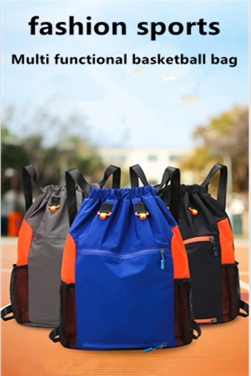 1 new multi-functional men's and women's basketball hand-held backpack, outdoor sports bag, travel bag, drawstring backpack
1 new multi-functional men's and women's basketball hand-held backpack, outdoor sports bag, travel bag, drawstring backpack