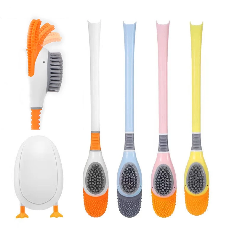 Silicone Toilet Brush With Holder Set Creative Duck Shape Silicone Soft Bristles Brush Bendable Bathroom Cleaning Tools 2022 New
Silicone Toilet Brush With Holder Set Creative Duck Shape Silicone Soft Bristles Brush Bendable Bathroom Cleaning Tools 2022 New