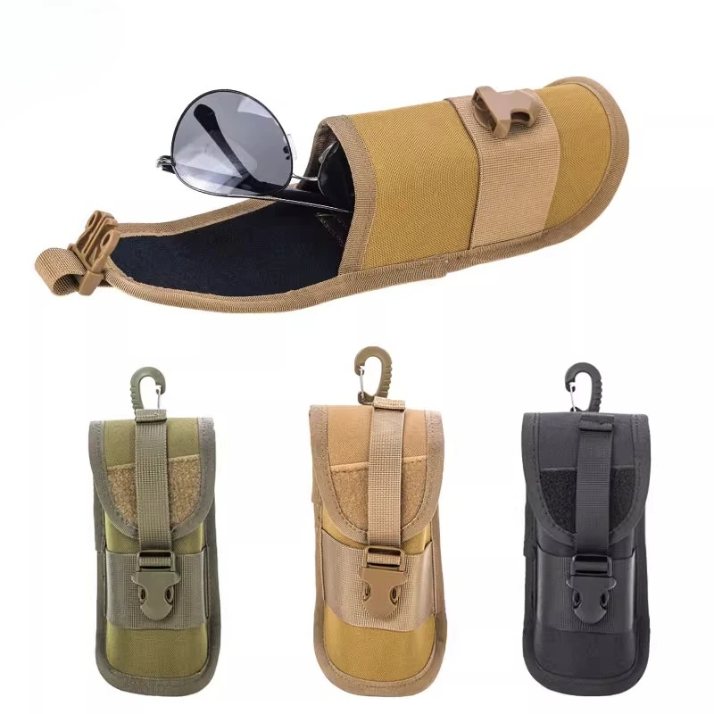 Outdoor Hiking and Cycling Glasses Storage Protective Bag Belt Waist Bag Convenient Camping Tactical Sunglasses Hanging Bag
Outdoor Hiking and Cycling Glasses Storage Protective Bag Belt Waist Bag Convenient Camping Tactical Sunglasses Hanging Bag