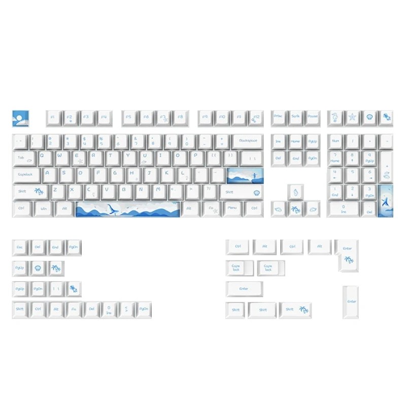 Dolphin Keycaps PBT Dye Sub for MX Switches Cherry Mechanical Keyboard 108 Keys Fits 6 61 64 84 87 96 98 104 10
Dolphin Keycaps PBT Dye Sub for MX Switches Cherry Mechanical Keyboard 108 Keys Fits 6 61 64 84 87 96 98 104 10