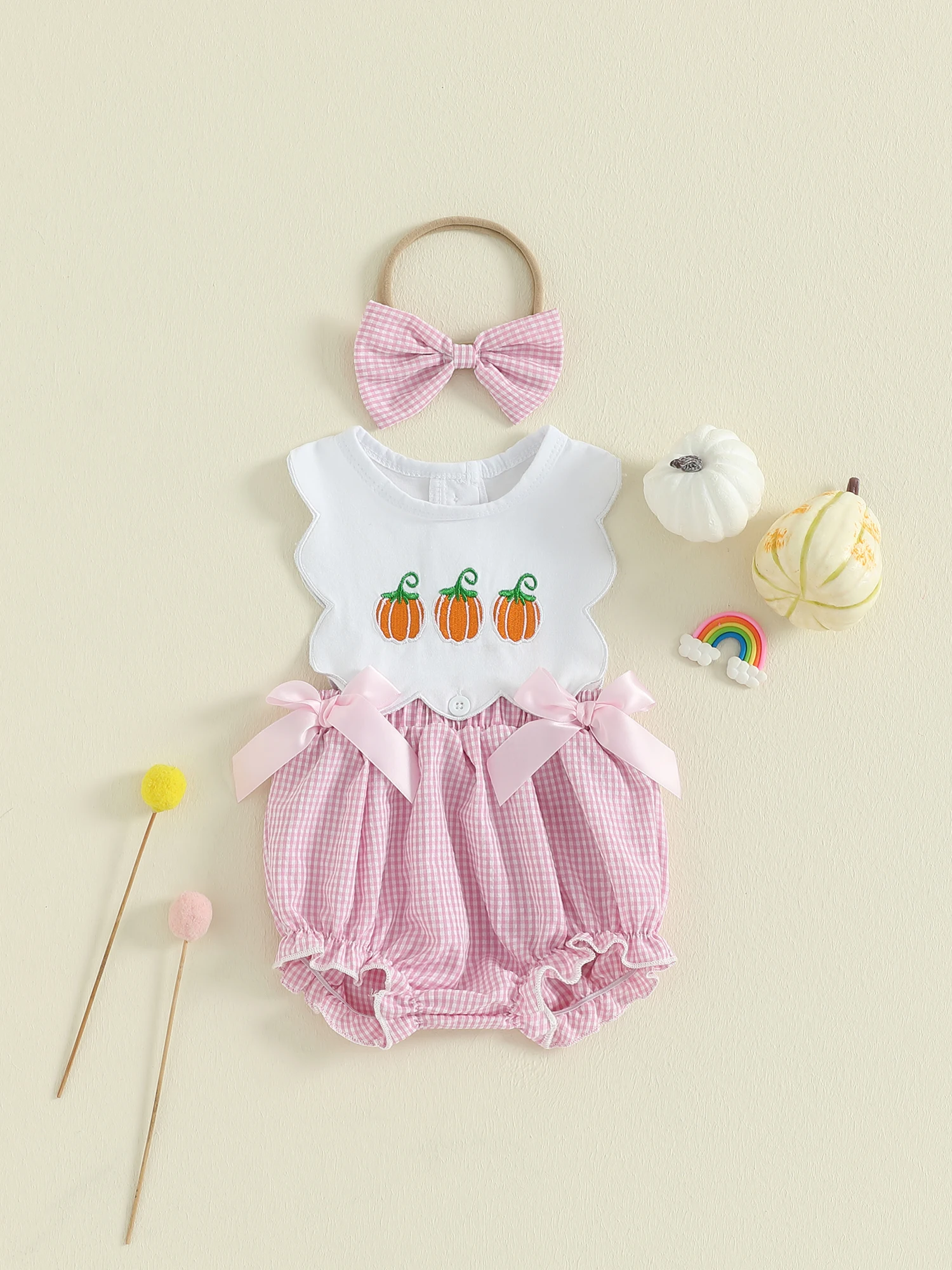 Toddler Girls Floral Print Romper with Bow Headband Set Cute Sleeveless Jumpsuit Summer Outfit Clothes for Baby Girls 
Toddler Girls Floral Print Romper with Bow Headband Set Cute Sleeveless Jumpsuit Summer Outfit Clothes for Baby Girls