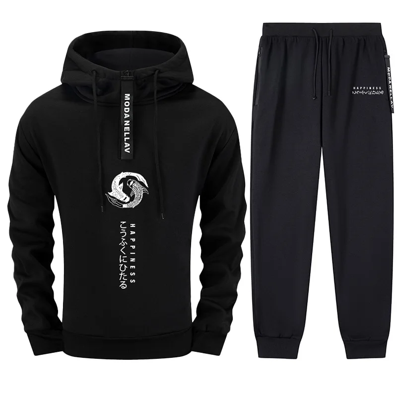 2025 New Arrival Men's Tracksuit Zip-up Hoodie Sweatpants 2pcs Set Japanese Fashion Sportswear Autumn Winter Casual Sport Outfit
2025 New Arrival Men's Tracksuit Zip-up Hoodie Sweatpants 2pcs Set Japanese Fashion Sportswear Autumn Winter Casual Sport Outfit