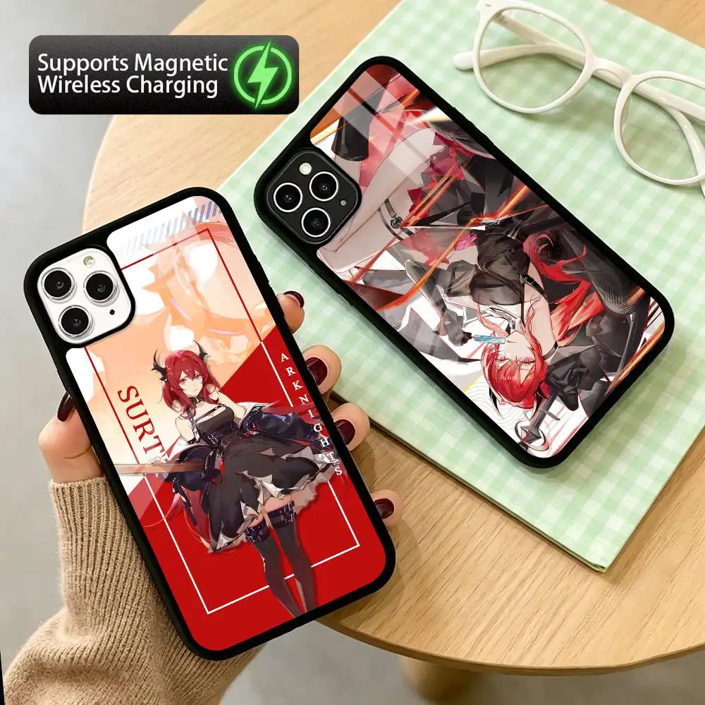 S-Surtr Laevatain A-Arknights Phone Case For iPhone17,16,15,14,13,12,11 Plus,Pro Compatible with magnetic wireless charging
S-Surtr Laevatain A-Arknights Phone Case For iPhone17,16,15,14,13,12,11 Plus,Pro Compatible with magnetic wireless charging