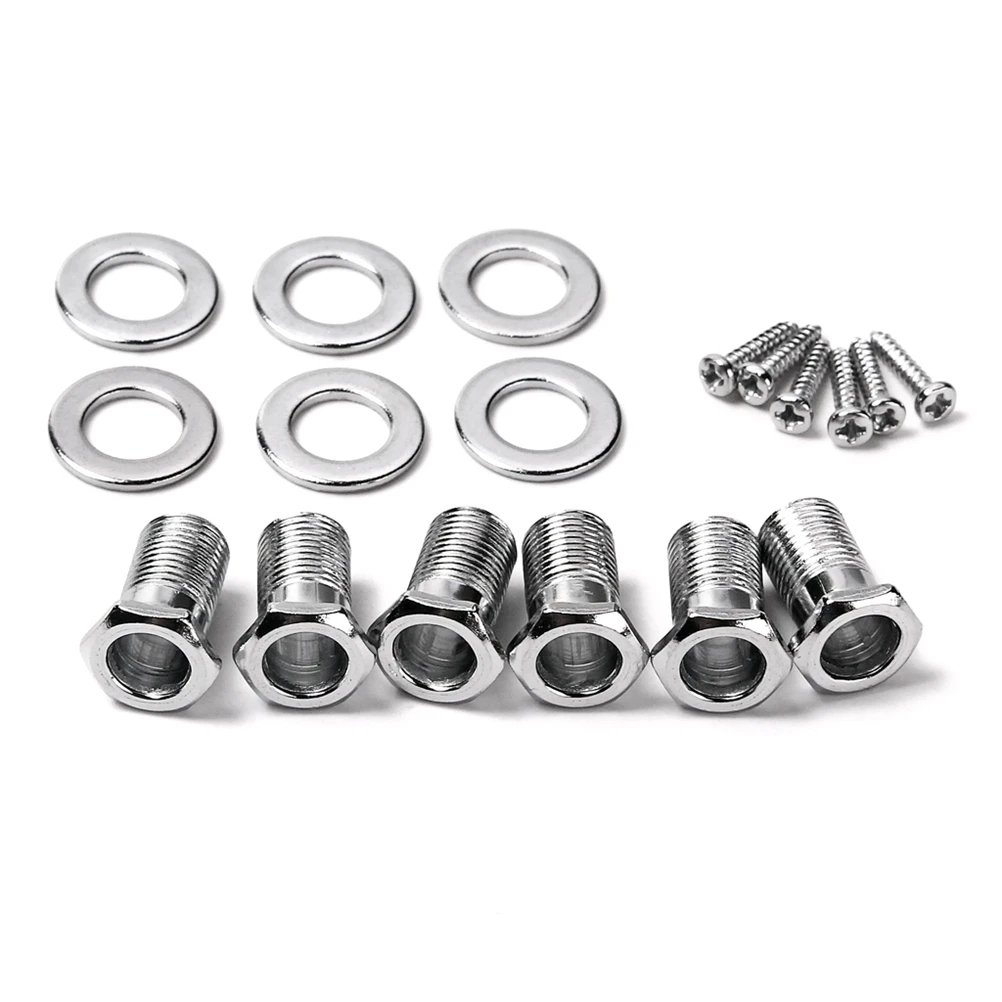 6 PCS 3L3R Sealed Electric Guitar String Tuning Pegs Tuners Machine Heads with Mounting Screws Ferrules Bushings for Acoustic El
6 PCS 3L3R Sealed Electric Guitar String Tuning Pegs Tuners Machine Heads with Mounting Screws Ferrules Bushings for Acoustic El