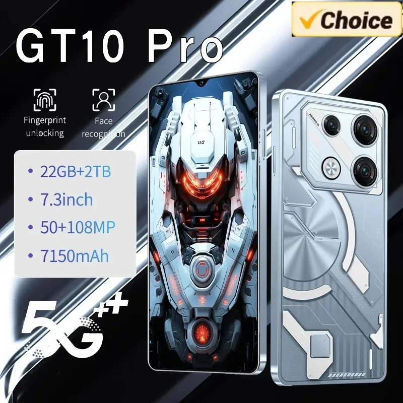 GT10 Pro Smartphone Global Version Snapdragon 8 Gen 3.0 Android 14.0 50MP+108MP 7.3 Inches 4G 5G Network 22G+2TB Battery 7200mAh
GT10 Pro Smartphone Global Version Snapdragon 8 Gen 3.0 Android 14.0 50MP+108MP 7.3 Inches 4G 5G Network 22G+2TB Battery 7200mAh