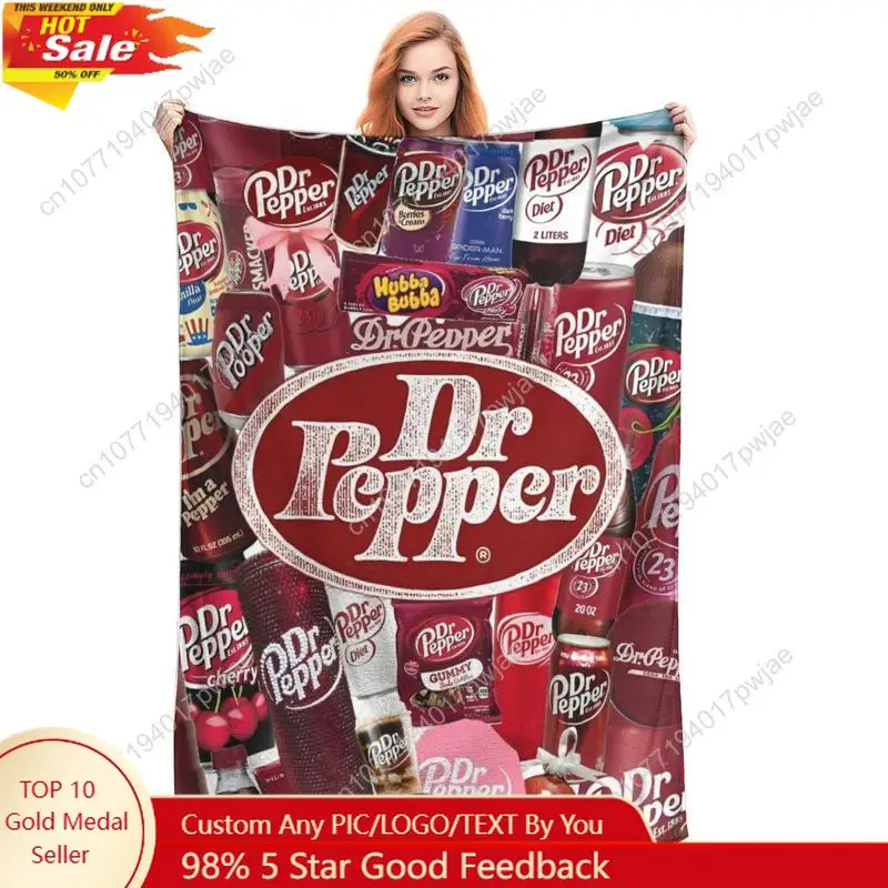 Dr Pepper Blanket Cover Fuzzy Throw Blankets Bedroom Sofa Decoration Soft Warm Custom blankets
Dr Pepper Blanket Cover Fuzzy Throw Blankets Bedroom Sofa Decoration Soft Warm Custom blankets