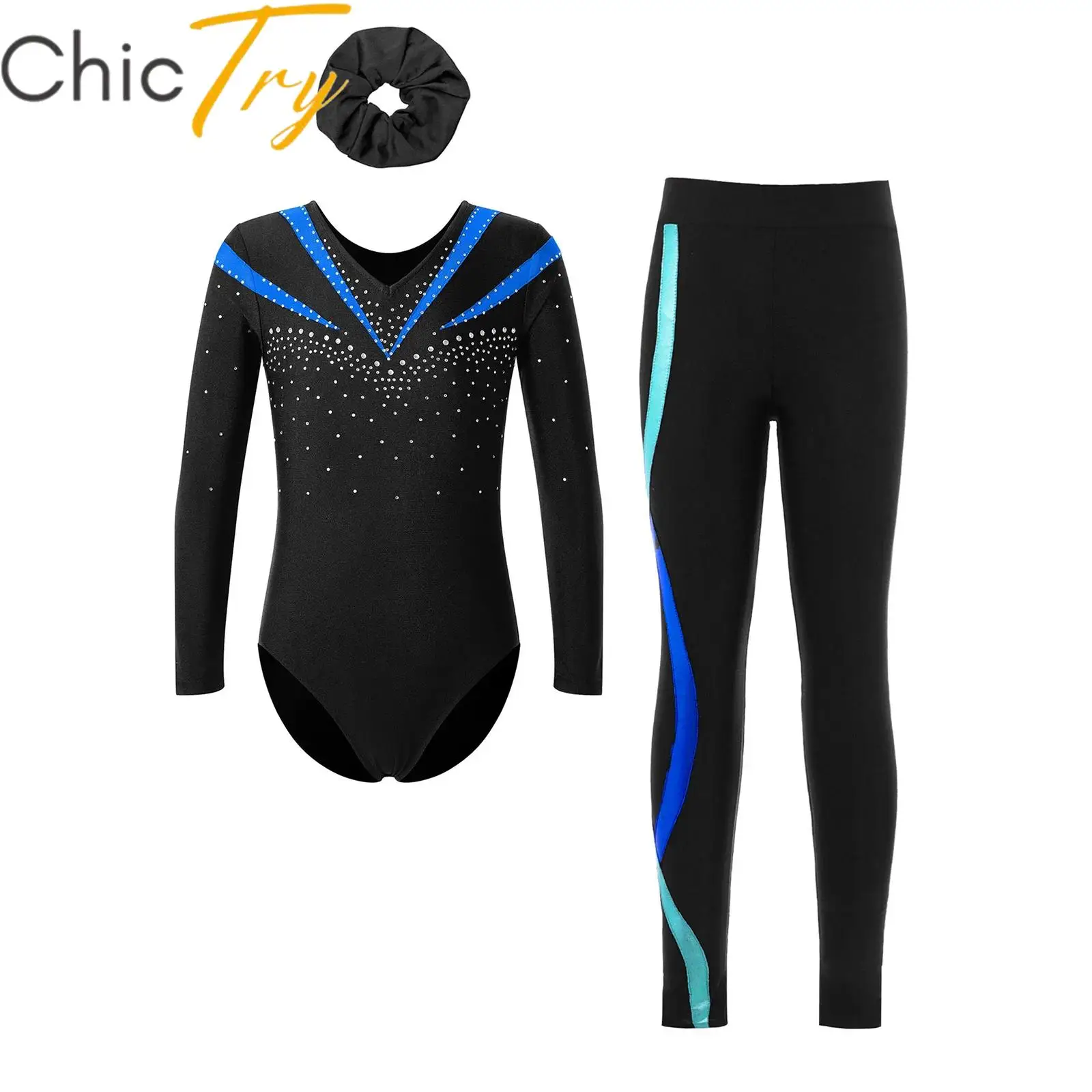 Ballet Gymnastics Sets for Girls Ice Skating Sports Outfit Long Sleeve Rhinestone Leotard with Leggings and Hair Band Tracksuit
Ballet Gymnastics Sets for Girls Ice Skating Sports Outfit Long Sleeve Rhinestone Leotard with Leggings and Hair Band Tracksuit