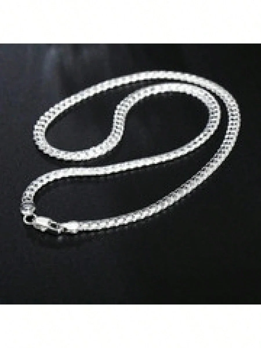 Minimalist 925 Sterling Silver Necklace - Timeless Thin Chain, Delicate Everyday Jewelry Gift for Women
Minimalist 925 Sterling Silver Necklace - Timeless Thin Chain, Delicate Everyday Jewelry Gift for Women