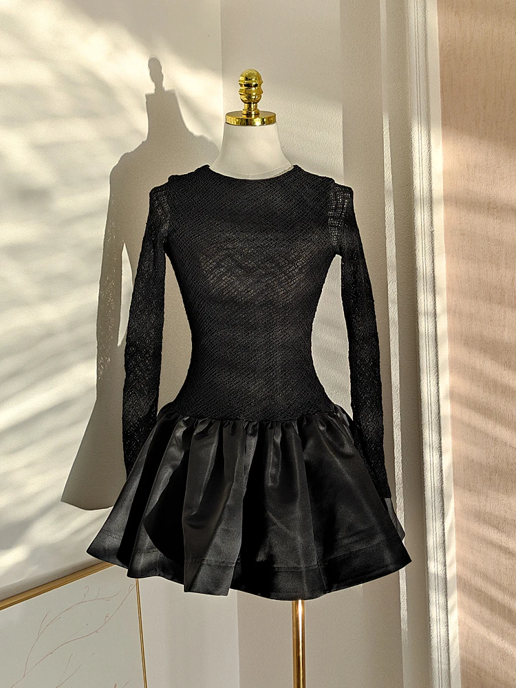 High Quality Long Sleeve Transparent Short A Line Dress for Women Elegant Evening Party Birthday Cocktail Dresses Club Vestido
High Quality Long Sleeve Transparent Short A Line Dress for Women Elegant Evening Party Birthday Cocktail Dresses Club Vestido