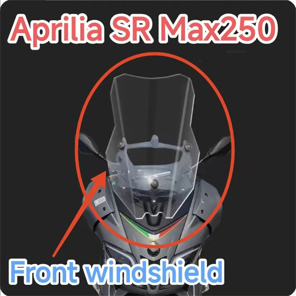 For Aprilia SR Max250 Max300 windshield modification SR Max300 with high and thick front windshield protector Thickness 5mm
For Aprilia SR Max250 Max300 windshield modification SR Max300 with high and thick front windshield protector Thickness 5mm