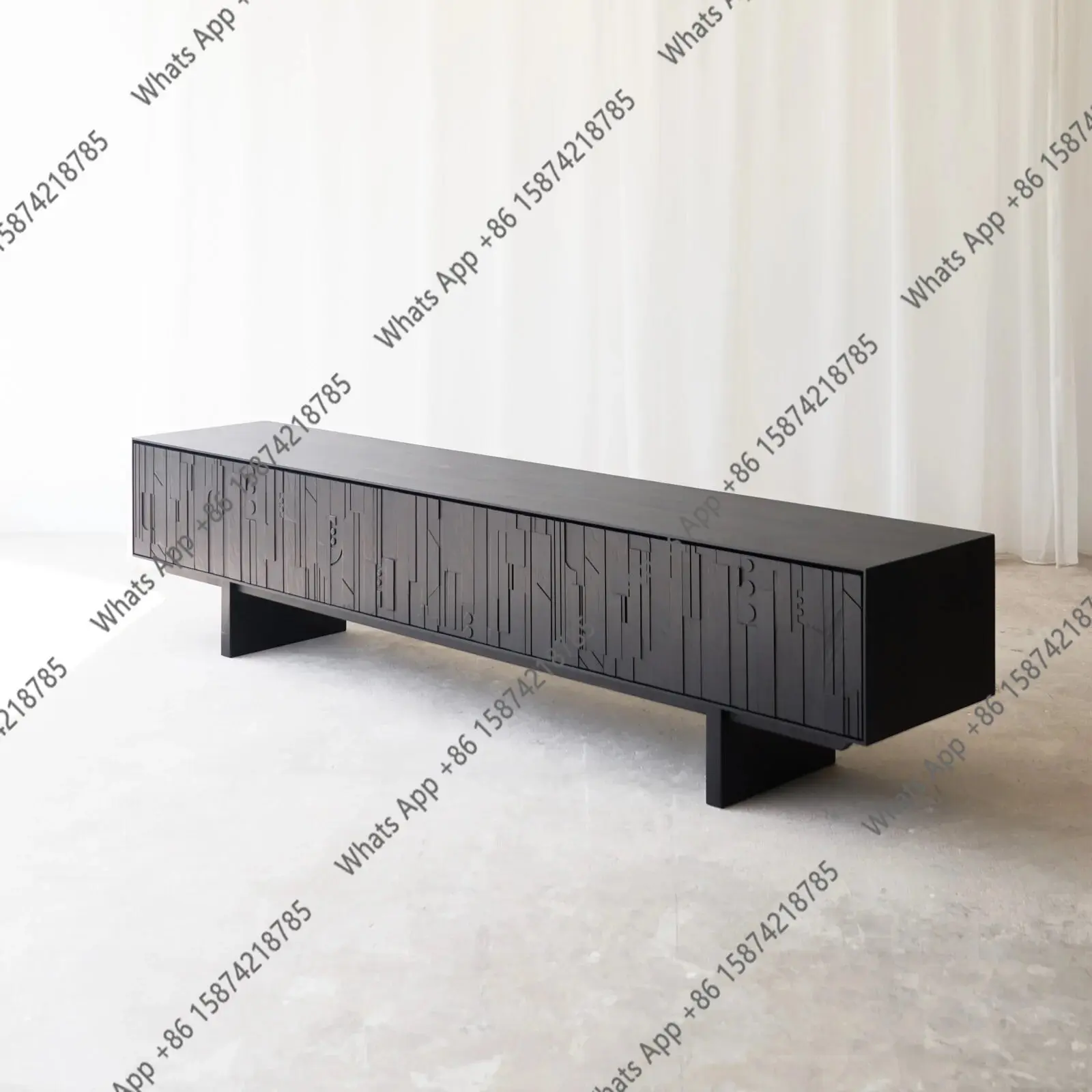 Mn Retro Solid Wood TV Cabinet Black French Engraved Nordic Medium And Ancient Style Modern Simple Bedroom Locker Nordic
Mn Retro Solid Wood TV Cabinet Black French Engraved Nordic Medium And Ancient Style Modern Simple Bedroom Locker Nordic