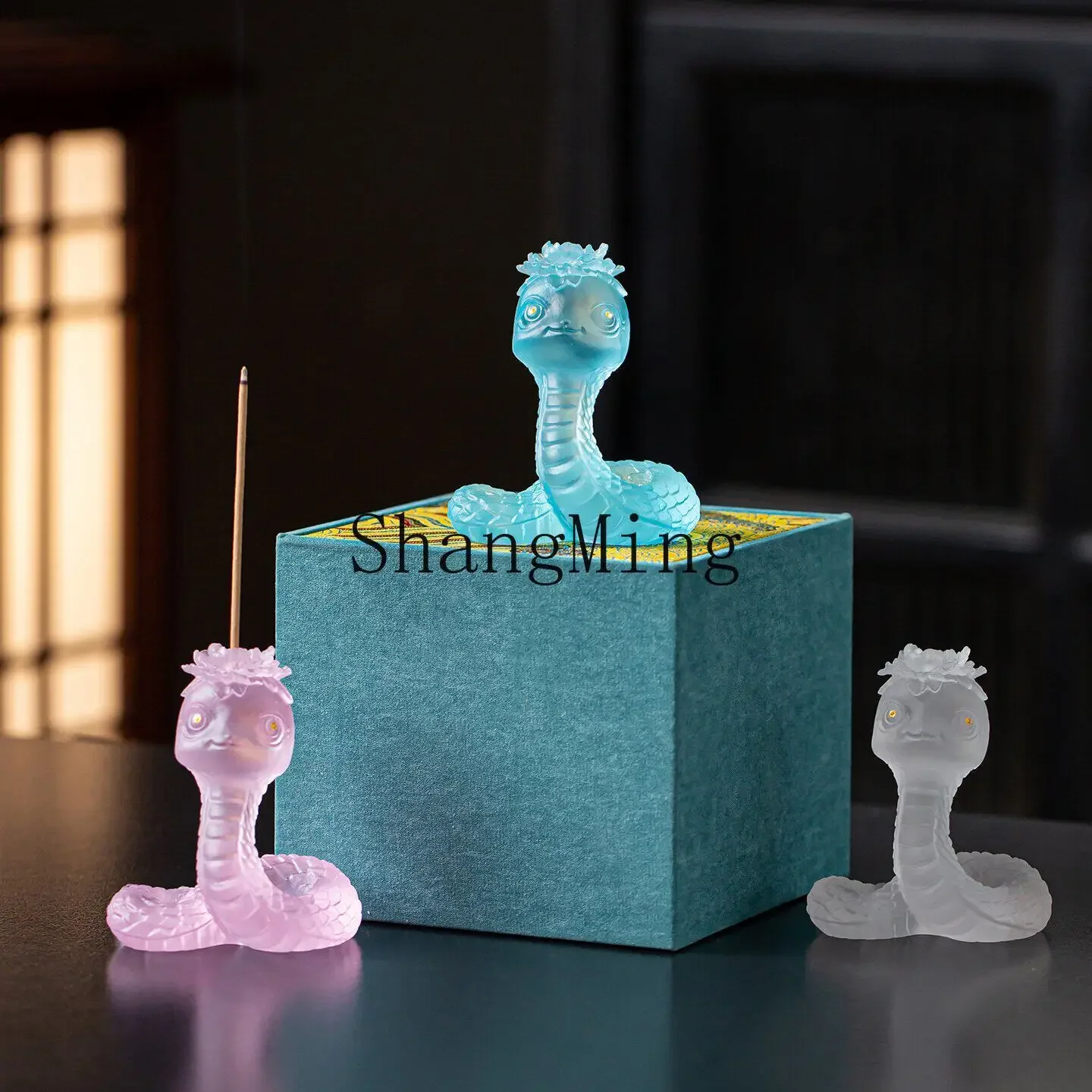 CLL glazed Jingshe incense insert creative home ornament incense glass gift gift
CLL glazed Jingshe incense insert creative home ornament incense glass gift gift