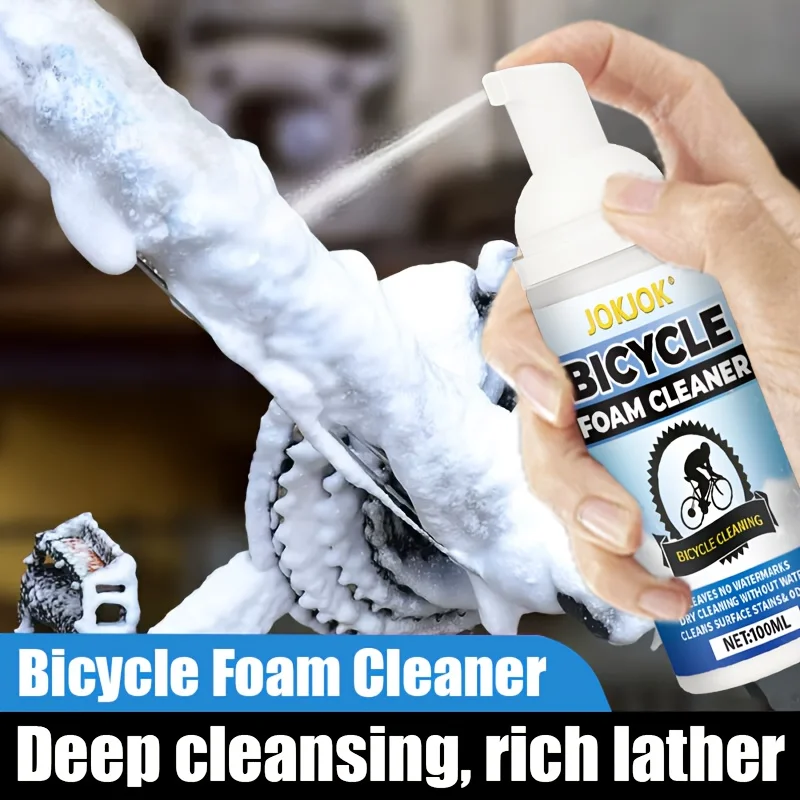100ML Multi-Purpose Bicycle Foam Cleaner, Rich Foaming, Deep Cleaning, High-Foam Formula, No Water Needed,Gentle on All Surfaces
100ML Multi-Purpose Bicycle Foam Cleaner, Rich Foaming, Deep Cleaning, High-Foam Formula, No Water Needed,Gentle on All Surfaces