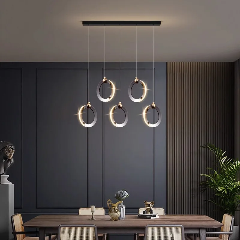 Modern Long Strip Round Home Design Line Pendant Lamp for Living Dining Room Conference Hall Hotel Simple Hanging Light Fixture
Modern Long Strip Round Home Design Line Pendant Lamp for Living Dining Room Conference Hall Hotel Simple Hanging Light Fixture