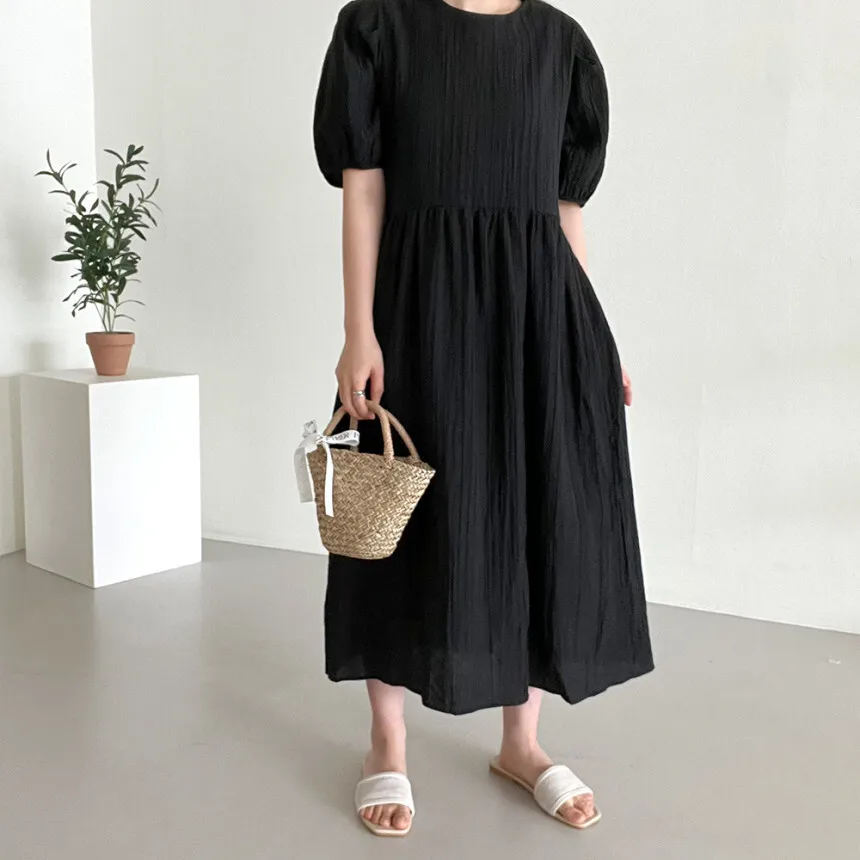 2026 Spring/Summer New Korean Style Casual Mid-Sleeve Dress, Loose Fit, Hip-Covering, Long Casual Dress
2026 Spring/Summer New Korean Style Casual Mid-Sleeve Dress, Loose Fit, Hip-Covering, Long Casual Dress