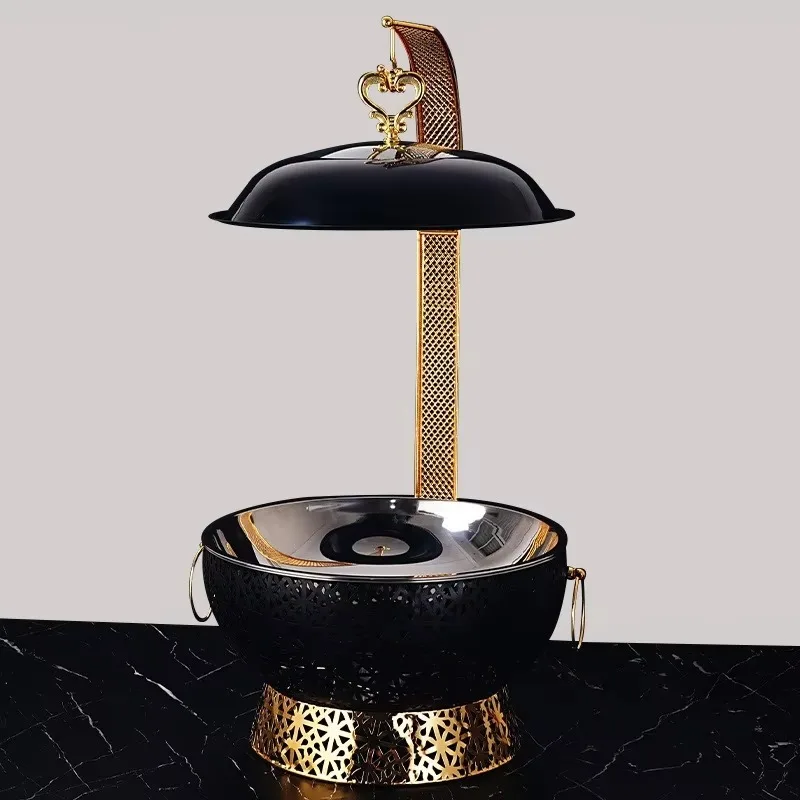 Restaurant Supplies Decorative Food Warmer Buffet Dish Chafering Dish Metal Fancy Black Chafing Dish Buffet Set
Restaurant Supplies Decorative Food Warmer Buffet Dish Chafering Dish Metal Fancy Black Chafing Dish Buffet Set