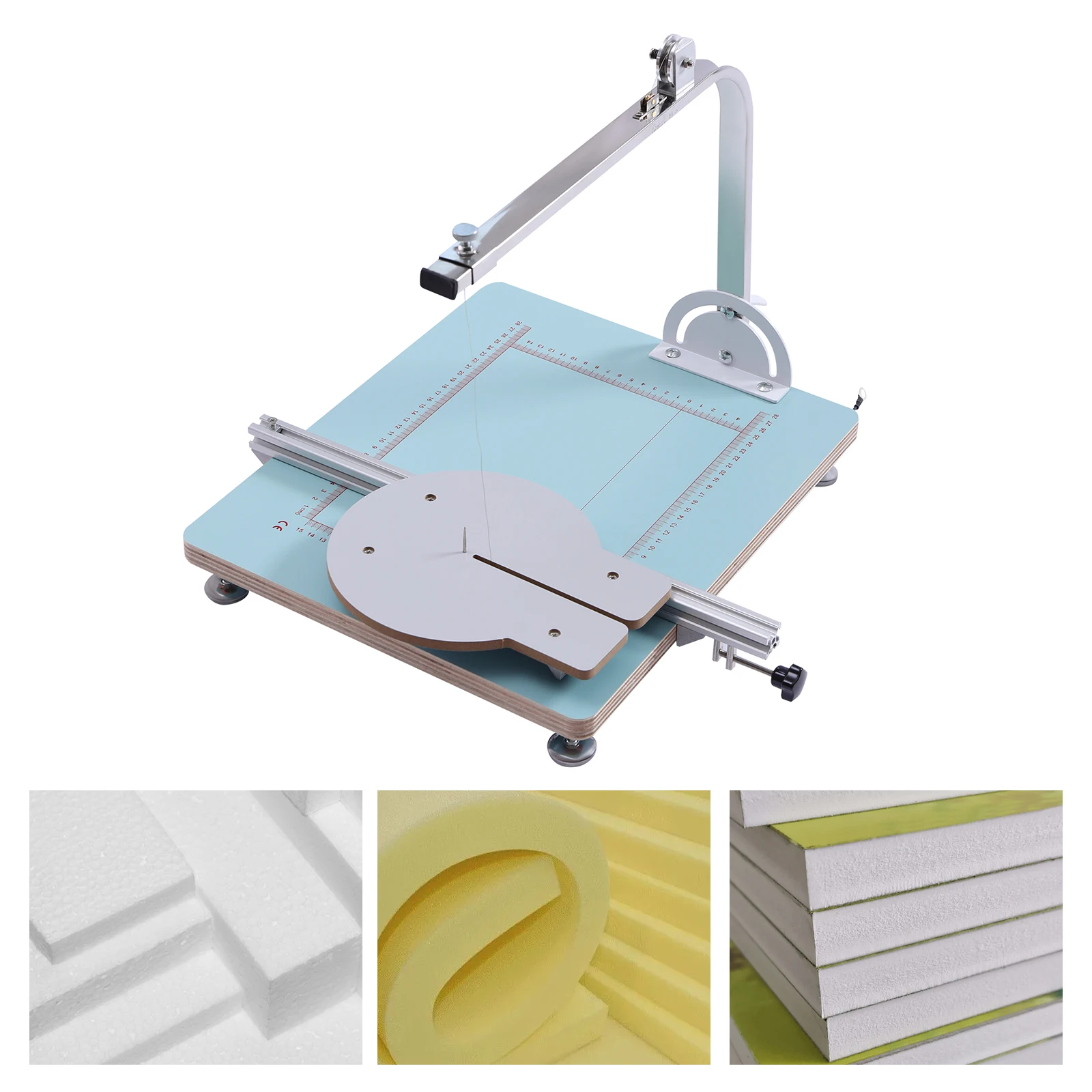 72W Hot Wire Foam Cutter Machine Desktop Hotwire Cutter Table 0~300℃/32~572℉ Adjustable Temperature, To Cut Sponge, Pearl Cotton
72W Hot Wire Foam Cutter Machine Desktop Hotwire Cutter Table 0~300℃/32~572℉ Adjustable Temperature, To Cut Sponge, Pearl Cotton