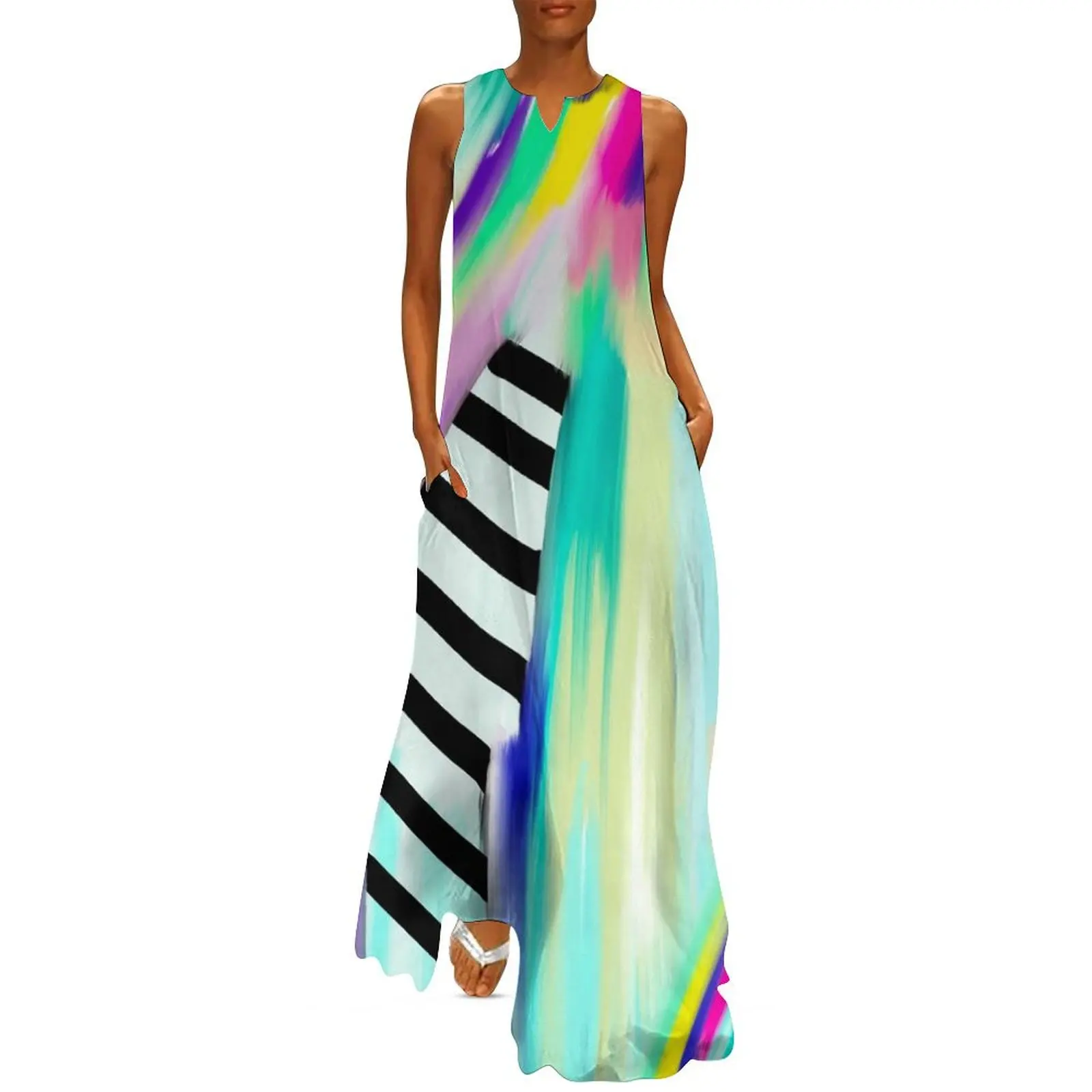 Colorful Abstract Painting Long Dress loose summer dress elegant party dress for women 2025 beach outfits for women
Colorful Abstract Painting Long Dress loose summer dress elegant party dress for women 2025 beach outfits for women