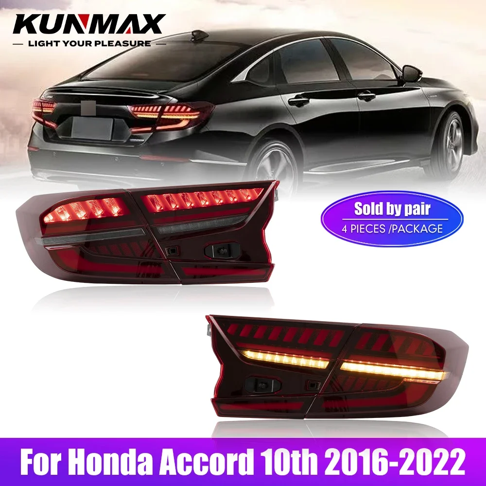 Пара светодиодных задних фонарей для Honda Accord 10th 16-22 Обратный тормозной сигнал поворота Автомобильный задний фонарь в сборе Plug And Play 2 шт.
Пара светодиодных задних фонарей для Honda Accord 10th 16-22 Обратный тормозной сигнал поворота Автомобильный задний фонарь в сборе Plug And Play 2 шт.