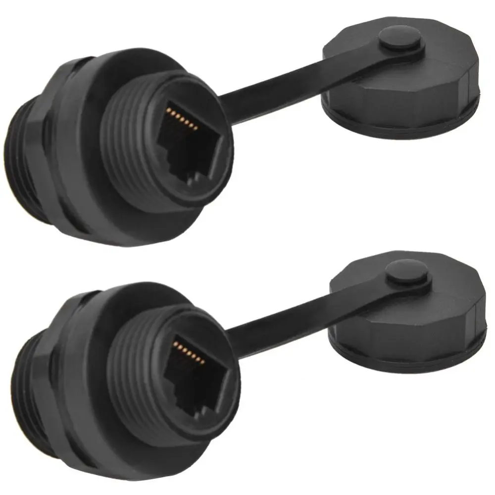 2 Pcs IP68 Waterproof RJ45 Connector Shielded CAT6 Ethernet Cable Coupler 8P8C Female To Female Feed Thru Coupler
2 Pcs IP68 Waterproof RJ45 Connector Shielded CAT6 Ethernet Cable Coupler 8P8C Female To Female Feed Thru Coupler