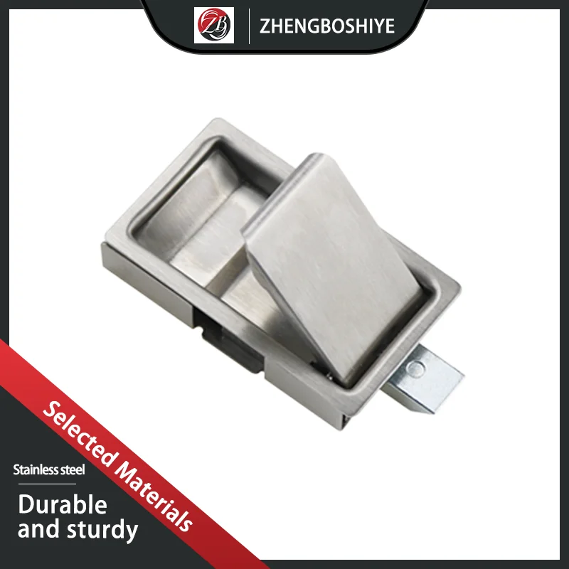 Practical 304 Brushed Commercial Stainless Steel Flat Spring Lock Pull Type Panel Lock Industrial Distribution Box Toolbox
Practical 304 Brushed Commercial Stainless Steel Flat Spring Lock Pull Type Panel Lock Industrial Distribution Box Toolbox