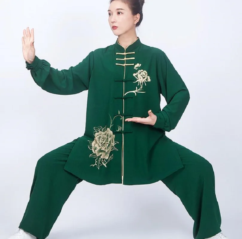 2026 New Women's Chinese Style Embroidery Flower Kung Fu Suit Long Sleeve Tai Chi Sport Training Uniforms Jacket Pants Sets
2026 New Women's Chinese Style Embroidery Flower Kung Fu Suit Long Sleeve Tai Chi Sport Training Uniforms Jacket Pants Sets