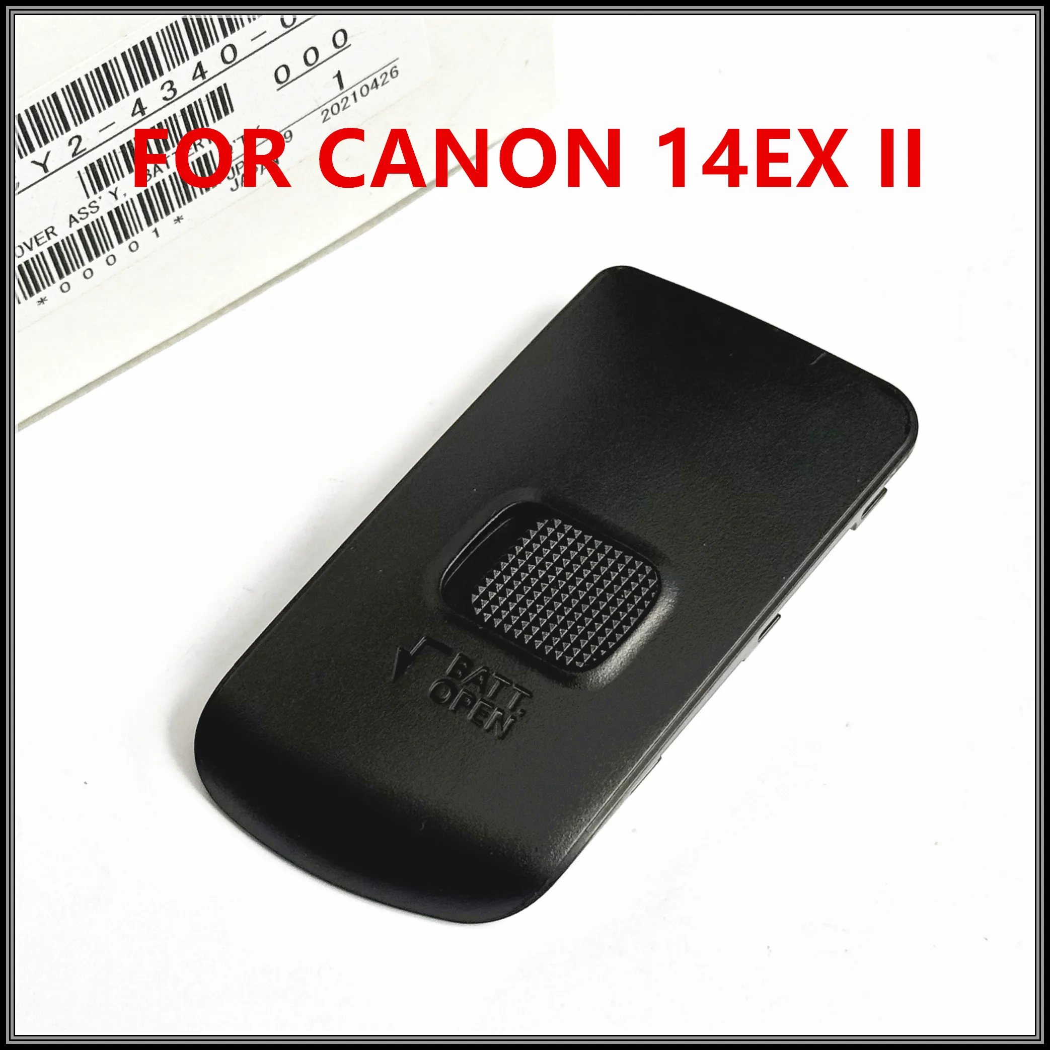 New Original battery cover assembly for the Speedlite for canon MR-14EX II
New Original battery cover assembly for the Speedlite for canon MR-14EX II