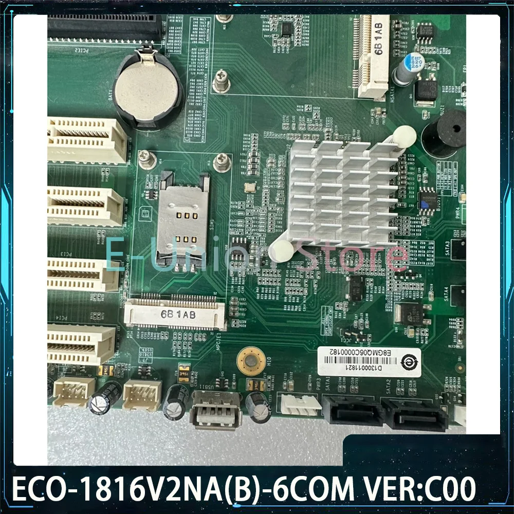 ECO-1816V2NA (B) -6COM VER: C00 Industrial Control Motherboard Dual Network Port PCI Slot 4 Industrial Control Computer Hosts
ECO-1816V2NA (B) -6COM VER: C00 Industrial Control Motherboard Dual Network Port PCI Slot 4 Industrial Control Computer Hosts