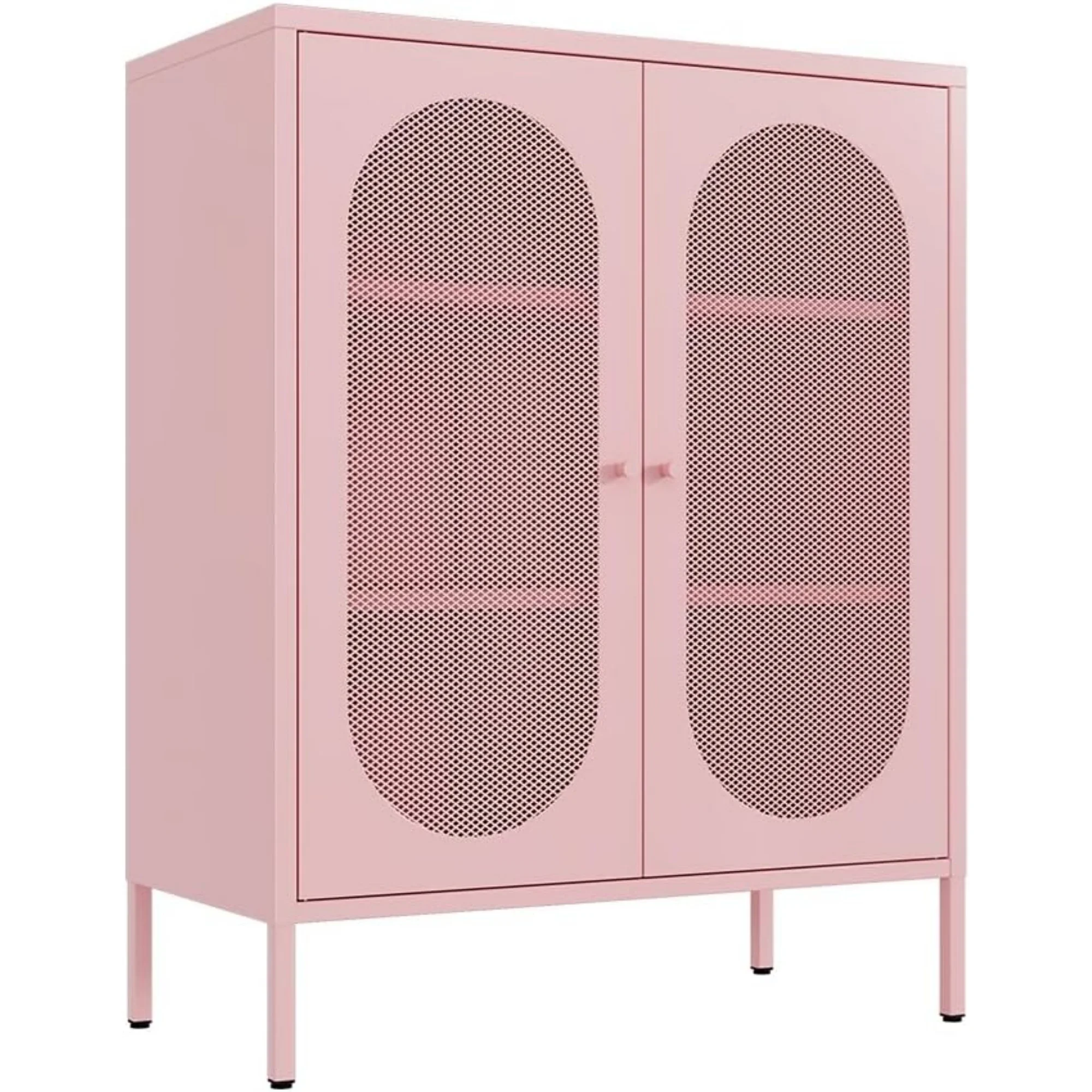2 Mesh Door Metal Accent Storage Cabinet for Office Room,Garage-Metal Locker Cabinet with 2 Adjustable Shelves (mesh Door, Pink)
2 Mesh Door Metal Accent Storage Cabinet for Office Room,Garage-Metal Locker Cabinet with 2 Adjustable Shelves (mesh Door, Pink)