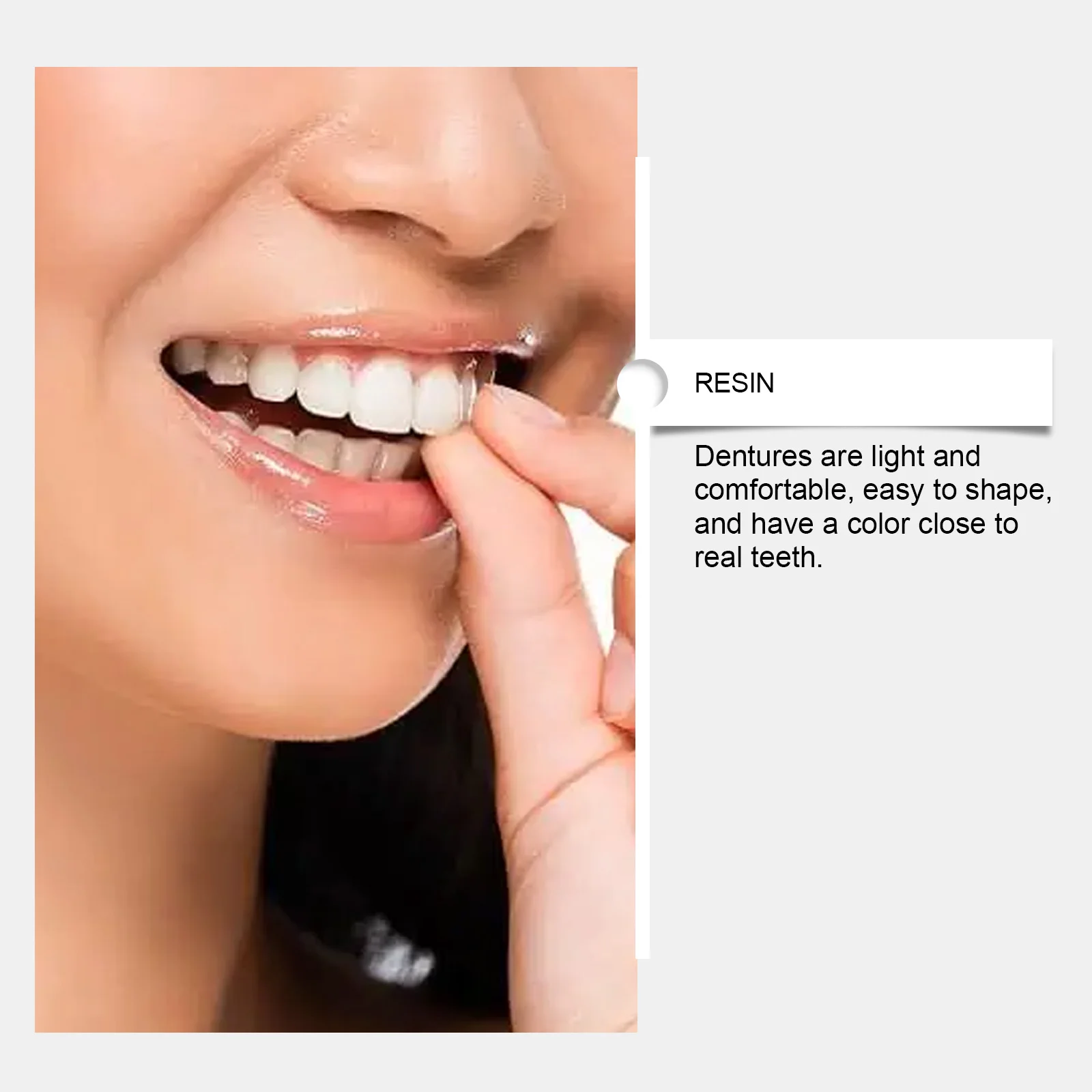 Silicone Denture Set Fit Temporary Orthodontic Teeth Dentures Fake Tooth Naturally Fitting and Comfortable Random Pack CK848
Silicone Denture Set Fit Temporary Orthodontic Teeth Dentures Fake Tooth Naturally Fitting and Comfortable Random Pack CK848