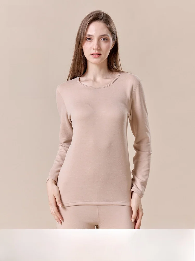 Snow Flying 2026 Autumn New Women's Warm Underwear Set round Neck Comfortable Skin-friendly Pure Color Wool Silk Long Sleeve
Snow Flying 2026 Autumn New Women's Warm Underwear Set round Neck Comfortable Skin-friendly Pure Color Wool Silk Long Sleeve
