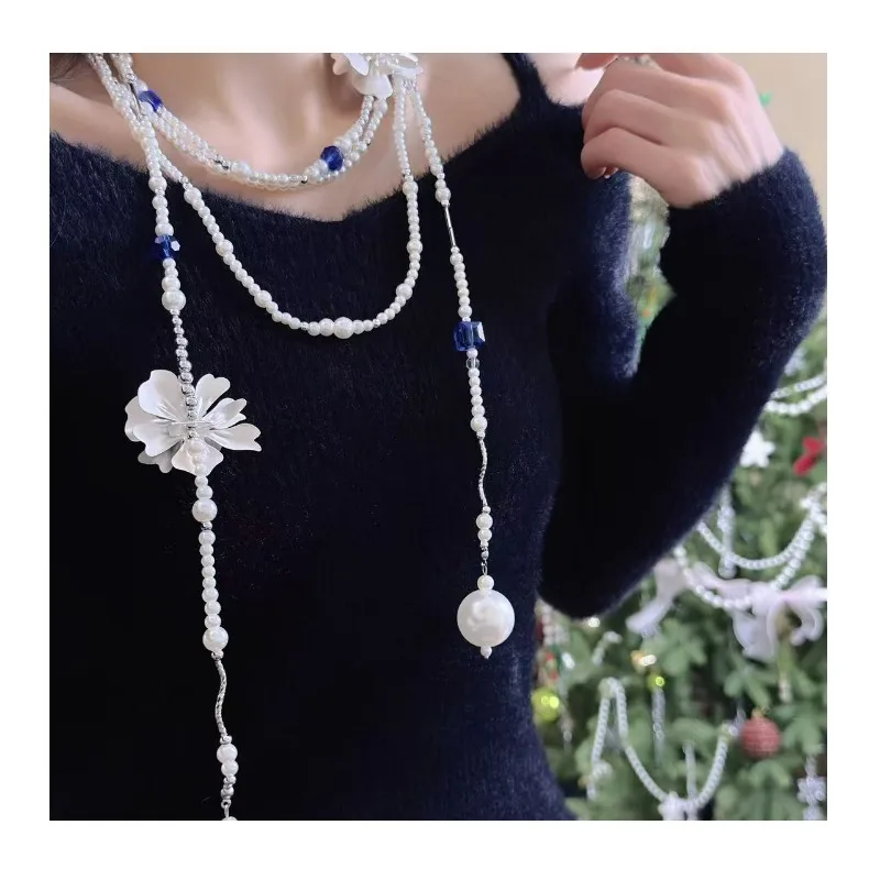 Sweet Wind Beaded Flowers Stacked Collarbone Chain Beach Vacation Wind Necklace Fashion Versatile Necklace Trend
Sweet Wind Beaded Flowers Stacked Collarbone Chain Beach Vacation Wind Necklace Fashion Versatile Necklace Trend