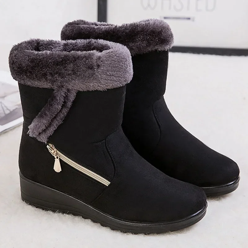 2023 New Plus Size Winter Boots Women Warm Plush Women Shoes Winter Women Boots Zipper Women's Winter Boots Female Shoes
2023 New Plus Size Winter Boots Women Warm Plush Women Shoes Winter Women Boots Zipper Women's Winter Boots Female Shoes