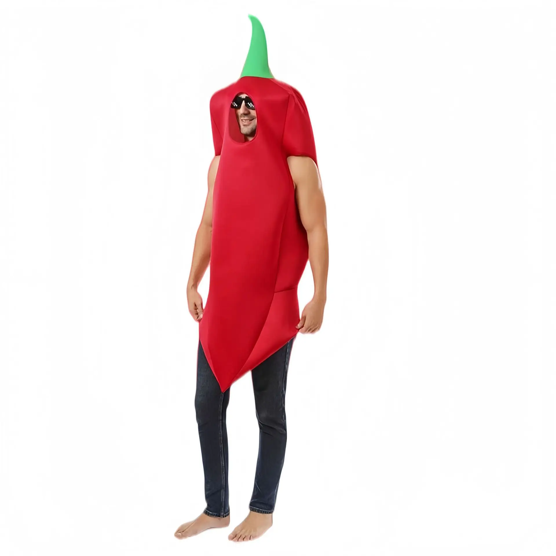Chili Vegetable Costume Adult Funny Food Theme Party Cosplay for Men Women
Chili Vegetable Costume Adult Funny Food Theme Party Cosplay for Men Women