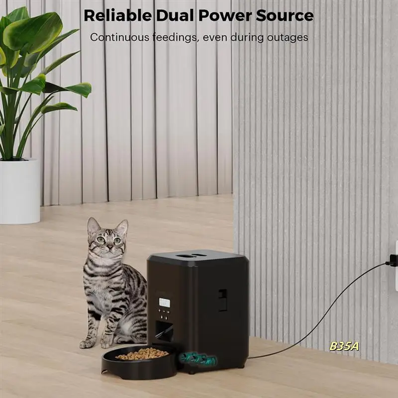 Automatic Cat Feeder 2L Automatic Pet Feeders For Cats And Dogs Food Dispenser For Dry Food Timed Cat Feeders EU Plug-A
Automatic Cat Feeder 2L Automatic Pet Feeders For Cats And Dogs Food Dispenser For Dry Food Timed Cat Feeders EU Plug-A