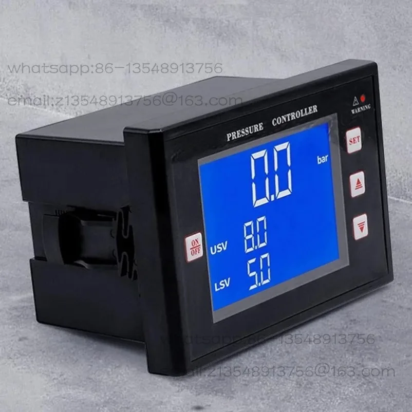 110V/220V Digital Pressure Switch Intelligent Large LCD Display Automatic Controller for Compressor G1/4 External Thread LFDS65
110V/220V Digital Pressure Switch Intelligent Large LCD Display Automatic Controller for Compressor G1/4 External Thread LFDS65