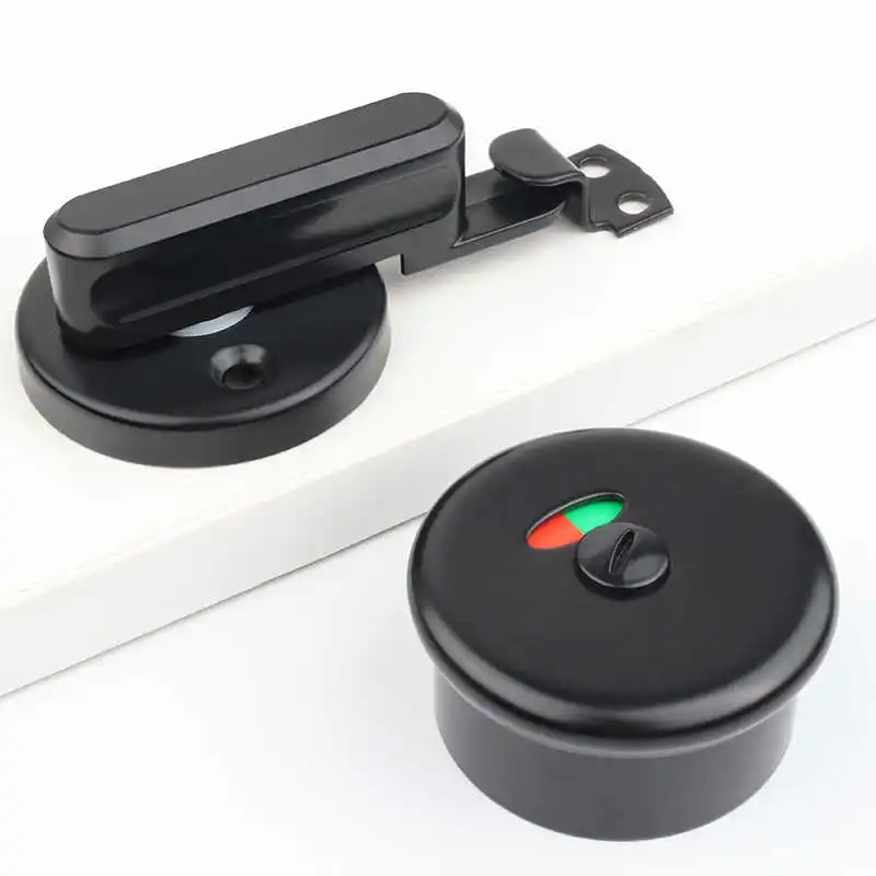1PCS Bathroom Partition Hardware Accessories 304 Stainless Steel Lock Buckle Black Public Toilet Door With No Indication Lock
1PCS Bathroom Partition Hardware Accessories 304 Stainless Steel Lock Buckle Black Public Toilet Door With No Indication Lock