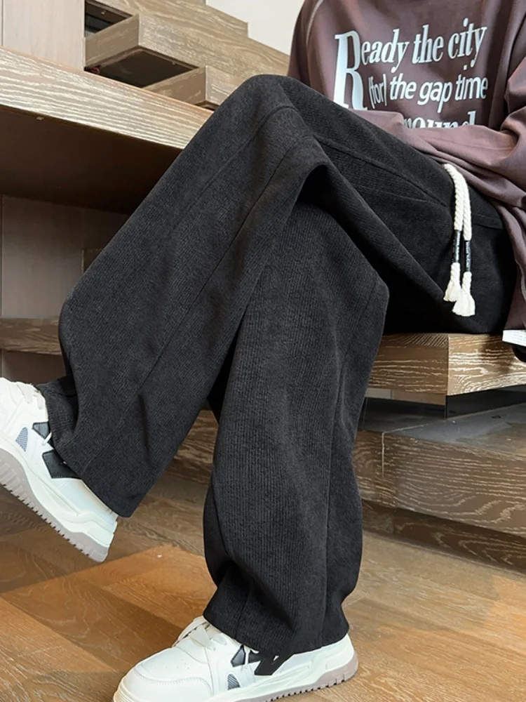 Мужские брюки American Sle: широкие, прямые, свободные, спортивные, на весну-осень, с высококачественной флисовой подкладкой, повседневные
Мужские брюки American Sle: широкие, прямые, свободные, спортивные, на весну-осень, с высококачественной флисовой подкладкой, повседневные